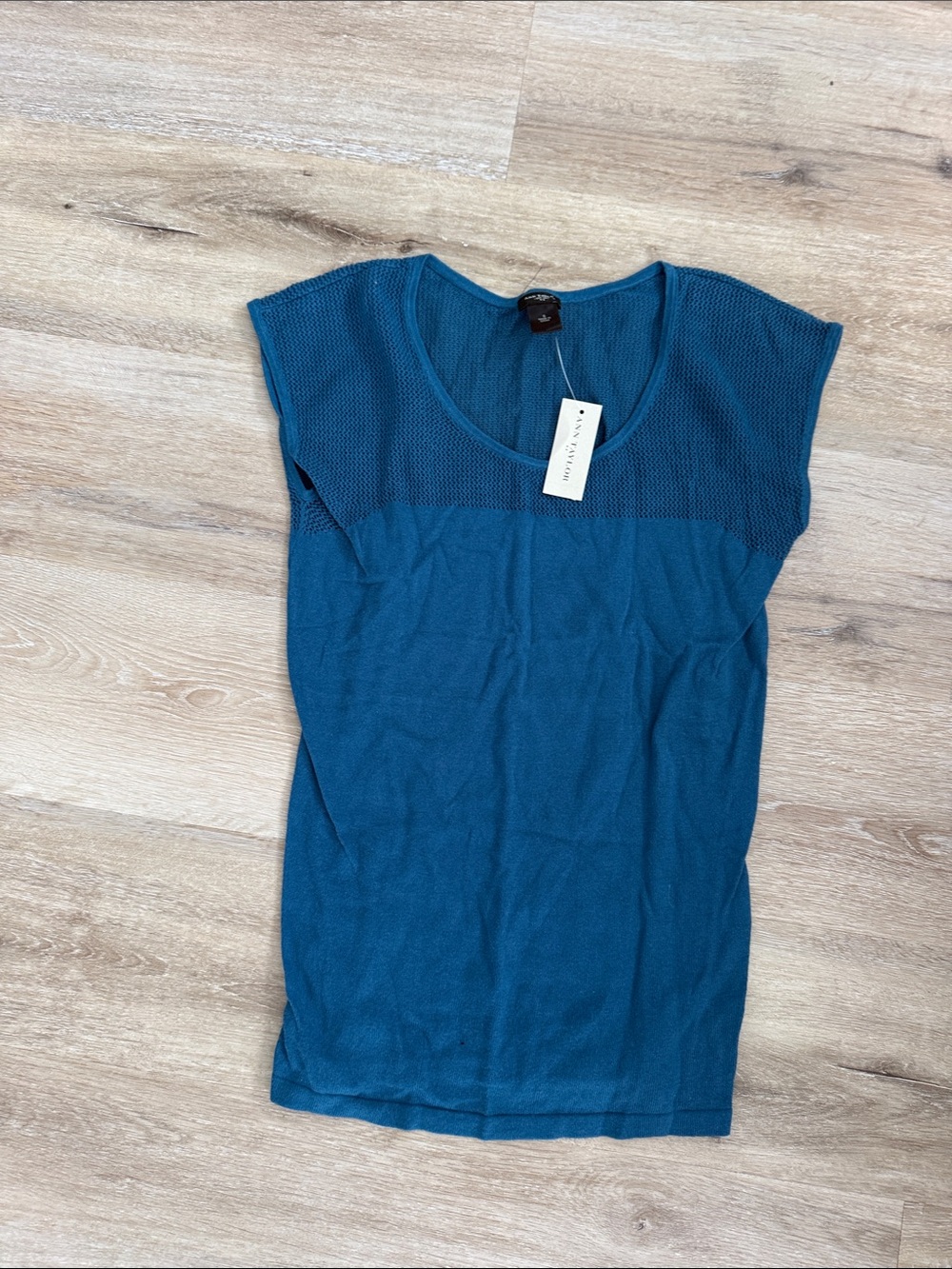 Ann Taylor Teal Knit top